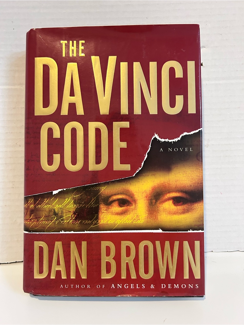 The Da Vinci Code by Dan Brown - Red & Gold Hardcover Novel